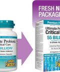 Natural Factors Ultimate Probiotic Critical Care Supplement to Support Digestive Health 55 Billion CFU 30 capsules 30 servings
