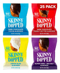 SkinnyDipped Snack Attack Minis Almond Variety Pack, Healthy Snack, Plant Protein, Gluten Free, 0.46 oz Mini Bags, Pack of 25