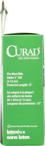 Curad Child Leg Cast and Bandage Protectors Water Resistant Reusable Ideal for Shower and Bath