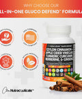 Clean Nutraceuticals Ceylon Cinnamon 3000Mg Turmeric 3000Mg Apple Cider Vinegar 3000Mg Ginseng 2000Mg Berberine 1200Mg Plus Bitte