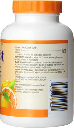 Sunkist Non-Acidic Calcium Ascorbate Vitamin C Capsule, 1000mg