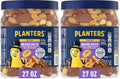 PLANTERS Unsalted Premium Nuts 34.5 oz Resealable Container- Contains Roasted California Pistachios, Cashews, Almonds, Hazelnuts & Pecans - No Artificial Flavors or Colors