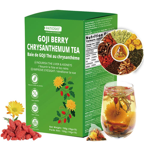Chicory And Gardenia Tea Bags, Kidney and Liver Tea, Chicory Root Chinese Herbal Tea With Gardenia, Licorice, Mulberry Leaf & More, 8 Natutal Ingredients, Kidney Cleanse Detox Tea for Men & Women (2 Pack(50 pcs))