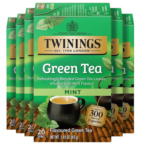 Twinings Lemon & Ginger, Caffeine-Free Herbal Tea Bags, 100 CT Box (1 Pack) | Spicy & Tangy, Ginger, Lemon Peel, Lemongrass, Blackberry Leaves, Soothe Digestion, 100 Foil Lined Individually Wrapped Bags