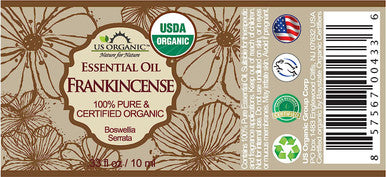 US Organic 100% Pure Frankincense Essential Oil - USDA Certified Organic