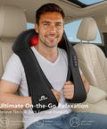 Magicmakers Neck Massager For Pain Relief Deep Tissue With Heat - Shiatsu Back And Shoulder Massage Mothers Day s For Mom Wife Women Her Dad Men Him Christmas Fathers Day Plug-In Use For Home Office Car