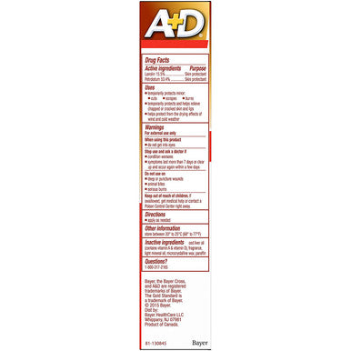 AD First Aid Ointment Skin Protectant With Vitamin AD 1.50 oz Pack of 2