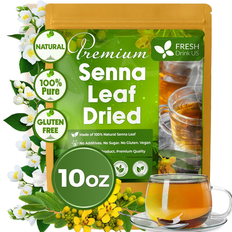 FreshDrinkUS, Premium 50 Mulberry Leaf Tea Bags, 100% Natural & Pure from Mulberry Leaves. Herbal Tea. Made with Natural Material Tea Bags. No Sugar, No Caffeine, No Gluten, Vegan.
