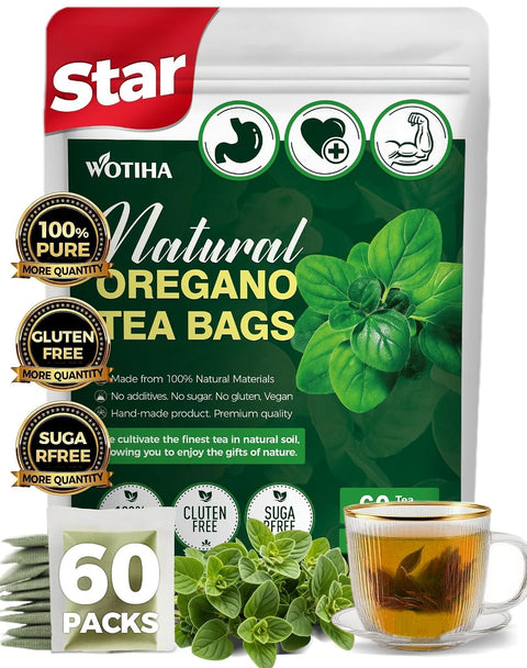 WOTIHA 50 Count Premium White Mulberry Leaf Tea Bags - 100% Natural & Pure, Improves Digestion, Supports Wellness, Slightly Sweet & Refreshing,Non-GMO Caffeine-Free, Additive-Free, Sugar-Free, Vegan