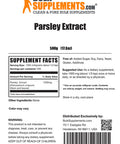 BulkSupplements Parsley Extract Powder - Herbal Supplement Powder, Antioxidants Source - - 1000mg , 500 Servings (500 Grams 1.1 lbs)