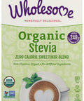 Wholesome Sweeteners Organic Stevia Packets, 75 Count, 1 Case, (Packaging May Vary)
