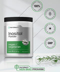 Inositol Powder 8 oz | Vegan, Vegetarian Non-GMO, Gluten Free Supplement | by Horbaach