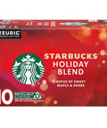 Starbucks K-Cup Coffee Pods, Medium Roast Coffee for Keurig Brewers, Holiday Blend, 100% Arabica, Limited Holiday Edition, 1 Box (32 Pods)