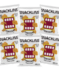 SNACKLINS Plant Based Crisps SEA SALT & VINEGAR - Gluten Free, Grain Free, 100% Kosher, Vegan Healthy Snacks, Crunchy Puffed Snack, Only 100 Calories Per Bag - .9oz (Case of 12)