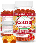 Lunakai Usa Made Coq10 Gummies For Adults 200Mg High Potency Coenzyme Q10 Supplement For Daily Heart Energy & Antioxidant Support For Women & Men Non-Gmo 60Ct