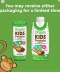 Orgain Organic Kids Protein Nutritional Shake Chocolate 8g of Protein 22 Vitamins Minerals Fruits Vegetables Gluten Soy NonGMO 8.25 Fl Oz Pack of 12