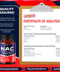 Aumeto Nac Supplement N-Acetyl-L-Cysteine - Enhanced with Milk Thistle + Quercetin for Optimal Immunity Respiratory Liver Wellness (180 Count (Pack of 1))