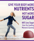 New Chapter Women s 50+ Multivitamin Gummies 66% Less Sugar, Women s Healthy Aging Gummy Vitamins with Vitamin C, B Vitamins & Zinc, Non-GMO, Gluten Free, Berry Citrus Flavored, 90 ct