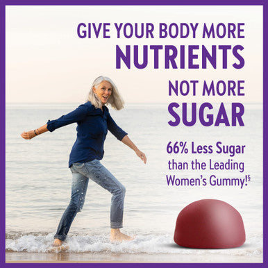 New Chapter Women s 50+ Multivitamin Gummies 66% Less Sugar, Women s Healthy Aging Gummy Vitamins with Vitamin C, B Vitamins & Zinc, Non-GMO, Gluten Free, Berry Citrus Flavored, 90 ct