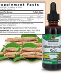 Nature'S Answer Ashwagandha Root | Herbal Supplement | Supports Immune Function | Supports Stress Relief | Gluten- Alcohol- & Vegan 2oz (3 Pack)