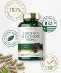 Carlyle Siberian Eleuthero | 1600mg | 300 Capsules | Non-GMO and Gluten Free Formula | Siberian Ginseng | Traditional Herbal Supplement