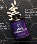 MRM Nutrition Bone MaximizerAÃƒâ€šÃ‚Â® III | with MCHA + Vitamin D3 + Vitamin K2 | Bone Health | High Potency | Key Vitamins and Minerals for Bones | 50 Servings