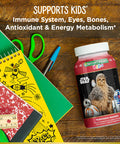 Nature's Bounty Star Wars Kids Gummy Multivitamin Natural Strawberry & Raspberry Flavored Non-Gmo 180 Gummies