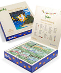 Lazi ka Lazika Herbal Tea Variety Pack Holistic Wellbeing Tea Assortment Tea Sampler Set Assorted Tea Variety Pack with Pyramid Tea Bags Herbal Teas Tea Set 54 Counts