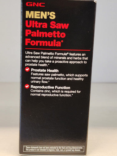 Gnc Mens Ultra Saw Palmetto Formula