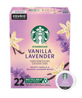 Starbucks K-Cup Coffee Pods, Flavored Hot or Iced Coffee, Vanilla Lavender, 22 Keurig Pods