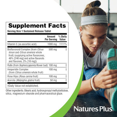 Nature's Plus Super C Complex Sustained Release 180 Tablets