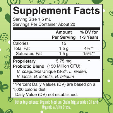 Maryruth Organics Cocomelon Toddler Probiotic Liquid Drops | Kids Probiotics for Ages 1-3 | Digestive Health | Immune Support Supplement | USDA Organic | Sugar | Vegan | Gluten | 1 Fl Oz