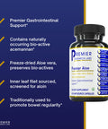Premier Research Labs Aloe - Fresh & Freeze-Dried Inner Leaf Aloe Vera - Supports Gastrointestinal Tract - Features Active Aceman