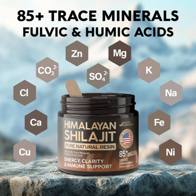 NUTRAHARMONY Cortisol Support Complex & Himalayan Shilajit Resin