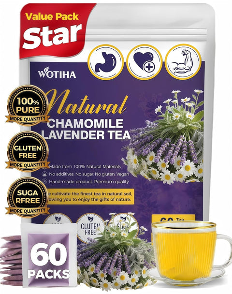 WOTIHA 50 Count Premium White Mulberry Leaf Tea Bags - 100% Natural & Pure, Improves Digestion, Supports Wellness, Slightly Sweet & Refreshing,Non-GMO Caffeine-Free, Additive-Free, Sugar-Free, Vegan