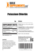 Bulk Supplements Potassium Chloride Powder 1KG & Magnesium Glycinate Powder 1KG Bundle