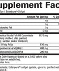 RxOmega3 by Natural Factors Natural Support for Cardiovascular Health with DHA and EPA Daily Dietary Supplement 60 Enteripure Softgels 60 servings
