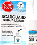 Invisible Brush-On Silicone Sheet With Vitamin E - Scar Removal For Keloids, Burn Scars, Surgery Scars, Stitches, Cuts - No Ugly Scar Sheets, Cream Or Messy Scar Gel Needed