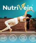 Nutrivein Organic Sea Moss 1600Mg Plus Bladderwrack & Burdock - 120 Capsules - Prebiotic Super Food Boosts The Immune System & Digestive Health - Thyroid, Healthy Skin, Keto Detox, Gut, Joint Support