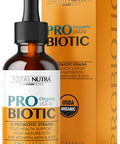 Liquid Probiotic For Women, Men, Kids, Toddler Probiotic: Usda Organic Probiotics, Vegan Probiotic Liquid & Alfalfa Blend + Acidophilus For Gut Health, Dairy Gluten Sugar , Non-Gmo Oral Probiotics