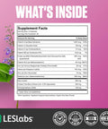 Les Labs Fertility Health Cycle Regulation Ovulation & Fertility Support Hormonal Balance Ovarian Health Myo-Inositol Vitex Chaste Tree DIM & Folate Non-GMO Supplement 60 Capsules
