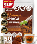 WOTIHA 50 Count Premium White Mulberry Leaf Tea Bags - 100% Natural & Pure, Improves Digestion, Supports Wellness, Slightly Sweet & Refreshing,Non-GMO Caffeine-Free, Additive-Free, Sugar-Free, Vegan