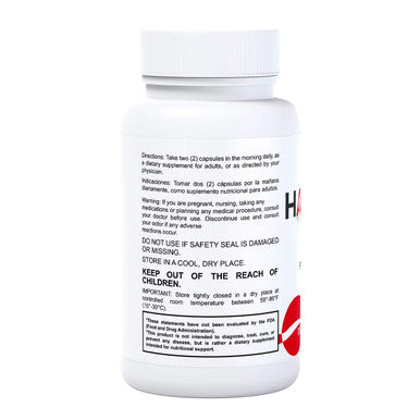 Hallusa Natural Hallgirl, Aguaje, Bigger Butt, Chest And Hips 60 Capsules 30 Day Supply