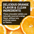 NatureWise Extra Strength Vitamin C Chewable 1000mg for Adults Natural Orange Flavor Immune System and Antioxidant Support NonGMO Vegan and Sugar Free 90 Chewable Tablets[45Day Supply]