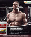 Best Naturals L-Glutamine Pure Powder 1 LB (1 LB (Pack of 3))