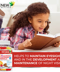 Renew Actives Kids Multivitamins Gummies For Good Health & Wellness - Promotes Healthy Hair, Nail, Skin, Eyesight, Bones, Teeth, & Gums - 60 Gummies