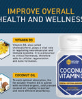 NATURAL STACKS Vitamin D3 5000 IU - 30 SOFTGELS. Vitamin D Pills for Immunity & Cell Growth - Coconut Oil Pills & Immune Support Vitamins - Vitamins Supplements for Rapid Absorption