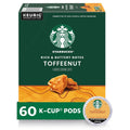 Starbucks K-Cup Coffee Pods, Caramel Naturally Flavored Coffee For Keurig Brewers, 100% Arabica, 1 Box (22 Pods)