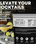 Sea Salt Superstore Black Salt Hawaiian-Style Black Lava Sea Salt Black Sea Salt with Activated Charcoal Black Hawaiian Sea Salt for Cooking & Finishing 14 oz Bag