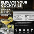 Sea Salt Superstore Black Salt Hawaiian-Style Black Lava Sea Salt Black Sea Salt with Activated Charcoal Black Hawaiian Sea Salt for Cooking & Finishing 14 oz Bag